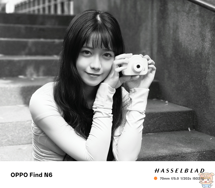 OPPO Find N6人像模式：哈蘇經典濾鏡與自然膚色散景
