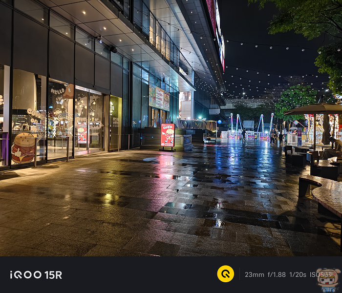 iQOO 15R 夜景模式低光源純淨度測試