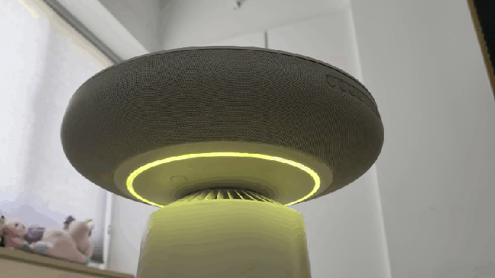 LG 小蘑菇多樣化氣氛燈色彩切換效果