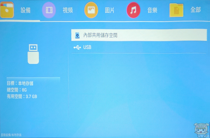 插入隨身碟即可直接播放影片、音樂與照片檔案。
