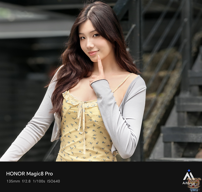 HONOR Magic8 Pro 人像模式 135mm展現壓縮感