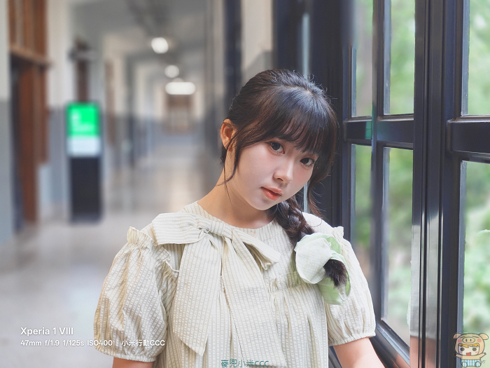Xperia 1 VIII 人像拍攝之背景虛化與日系通透膚色表現