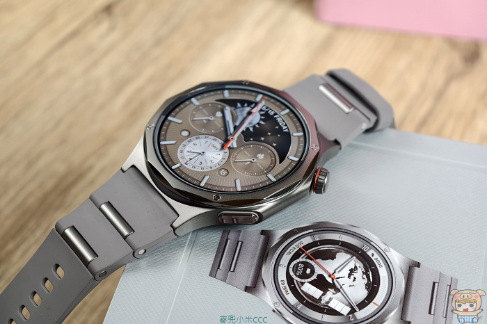 OPPO Watch X3 十二鑽石切邊與藍寶石玻璃蓋板細節特寫