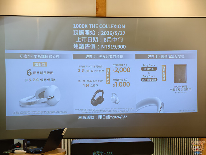 Sony 1000X 系列十週年限時早鳥好禮與紀念護照夾活動