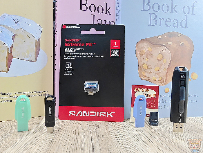 SanDisk Extreme Fit USB-C 接頭細節特寫
