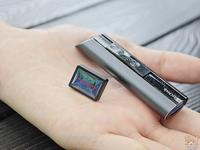 SanDisk Extreme Fit USB-C 隨身碟正面外觀