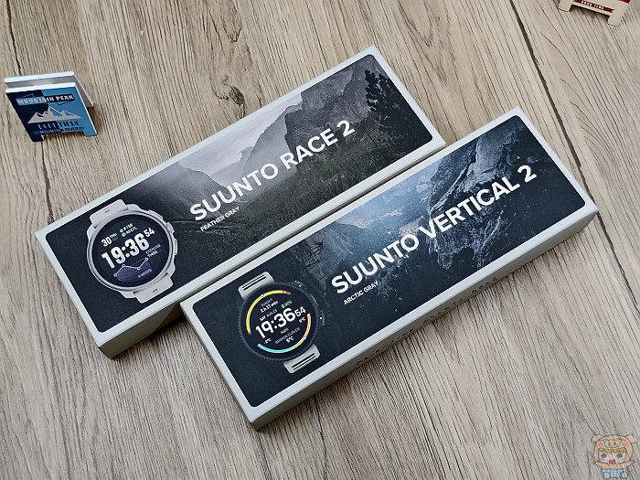 Suunto 質感環保包裝外盒頂部極簡設計細節