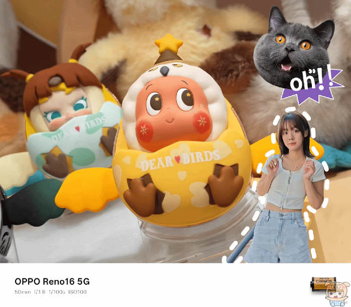 OPPO Reno16代言人BABYMONSTER台灣應援基地宣傳背板