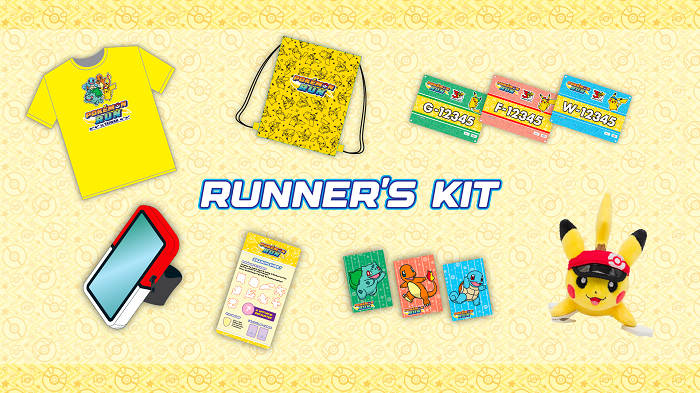 Pokémon RUN 30 限定跑者裝備包周邊商品內容展示