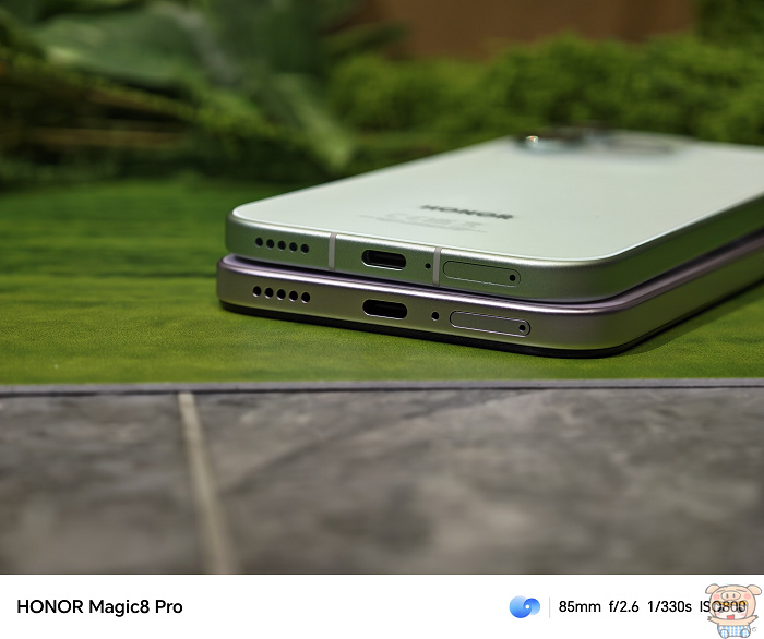 HONOR 600 系列機身右側金屬邊框實體音量鍵與電源鍵設計