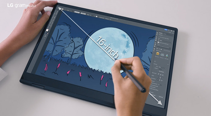 nEO_IMG_LG gram Pro 2-in-1為世界最輕16吋翻轉觸控筆電，搭配磁吸式觸控筆，完美應對各種工作任務。.jpg