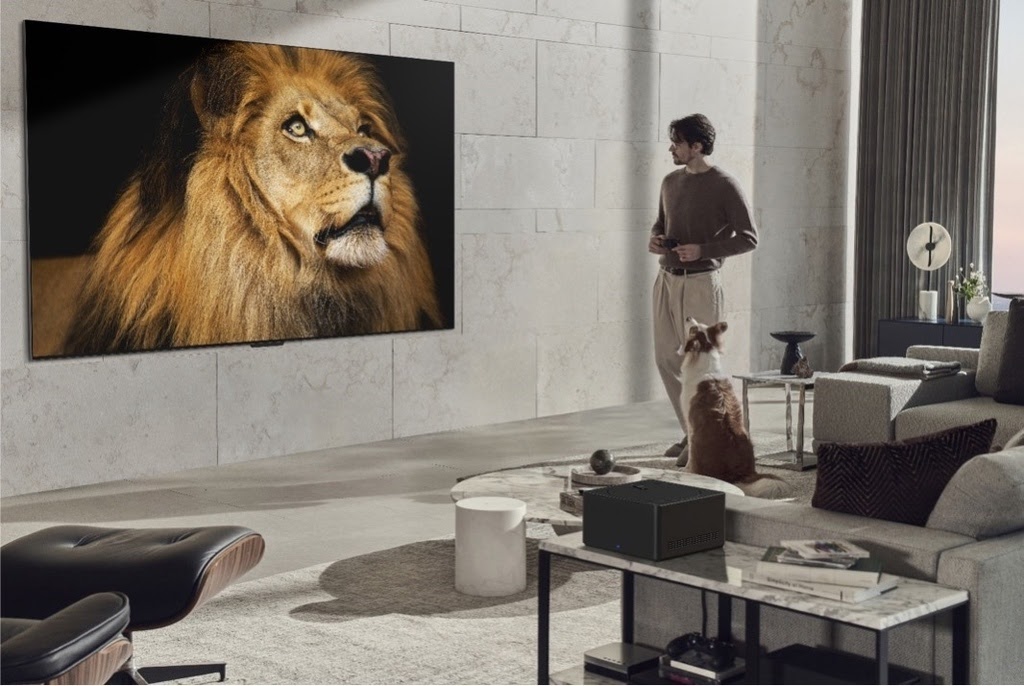 【新聞圖片3】LG OLED evo M3 真無線系列搭載α9 第六代4K AI影音處理晶片，還擁有智慧增亮引擎 (Brightness Booster) MAX，能展現細緻又鮮明的畫面.jpg