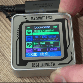 資訊一目了然 10Gbps秒傳輸 黑科技，彩色螢幕 Dock